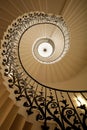 The Tulip Stairs, QueenÃ¢â¬â¢s House, Greenwich, England Royalty Free Stock Photo